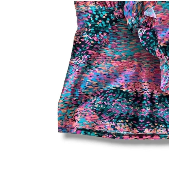 Spanx Love Your Assets Sara Blakely Women’s Ruffled Halter Tankini Swim Top - Picture 5 of 8